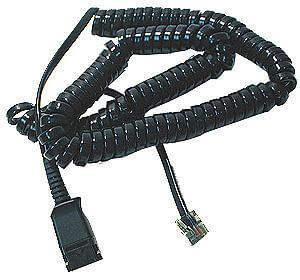 Plantronics Telephone Cable Male Modular Plug - Black [27190-01]