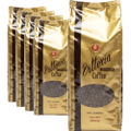 5 Pack Vittoria Coffee Espresso Gold Arabica Beans 1kg Bag