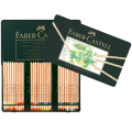 Faber-Castell Pitt Pastel Colour Pencils Tin 60 Set Coloured Professional