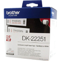 Brother DK-22251 Continuous Paper Roll 62mmx15.24m Red/Black On White