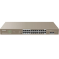Tenda 24GE+2SFP Ethernet Switch With 24-Port PoE