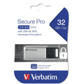 NEW Verbatim Store-N-Go Secure Encrypted Pro USB 3.0 SuperSpeed Drive 32GB Stick