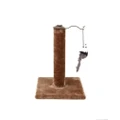 Cat Kitten Single Scratching Post with Toy - Brown | Fun and Exercise for Your Cat