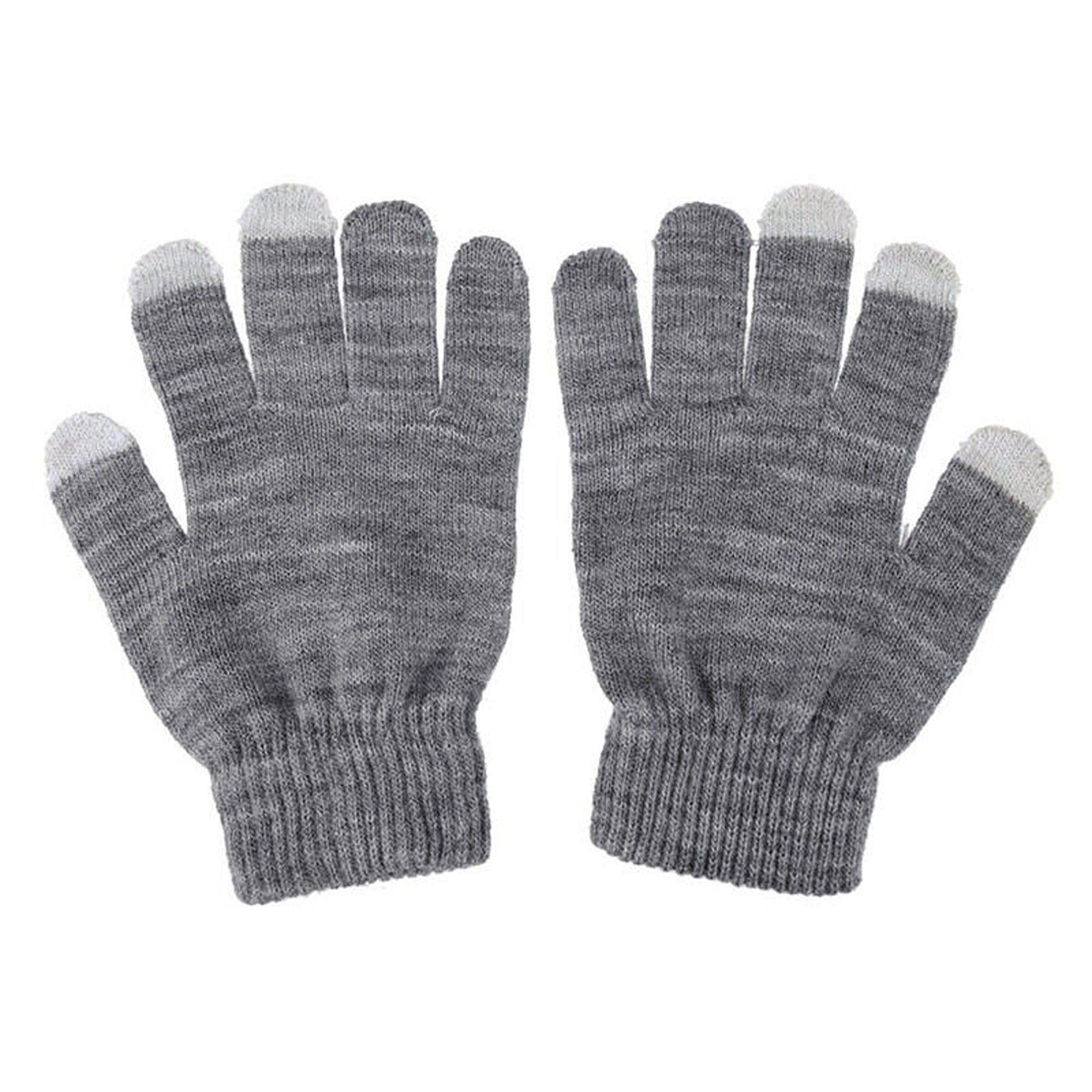 Women Men Winter Gloves Touch Screen Anti-Slip Thermal Warm Soft Knitted Gloves