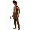 Noble Cherokee Indian Warrior Adult Costume-Large