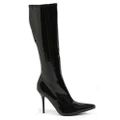 Black High Heel Boots Adult Shooes-USA Shoe Size 10