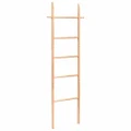 Towel Ladder 170 cm Solid Wood Walnut vidaXL