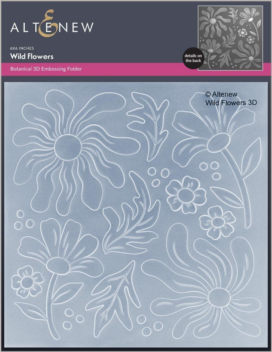 Altenew Wild Flowers 3D Embossing Folder