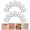 20 pcs Stainless Steel 8 Shaped Fastener Clips 8 Figure Fastener Tabletop Fasteners Connector