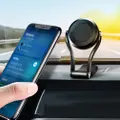 Magnetic Suction Adjustable Car Phone Holder 360 Degrees Rotation Adhesive Phone Stand for Car Vehicle (Black)