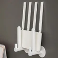 Wall-mounted Coat Hook Clothing Hanger Holder Projector White