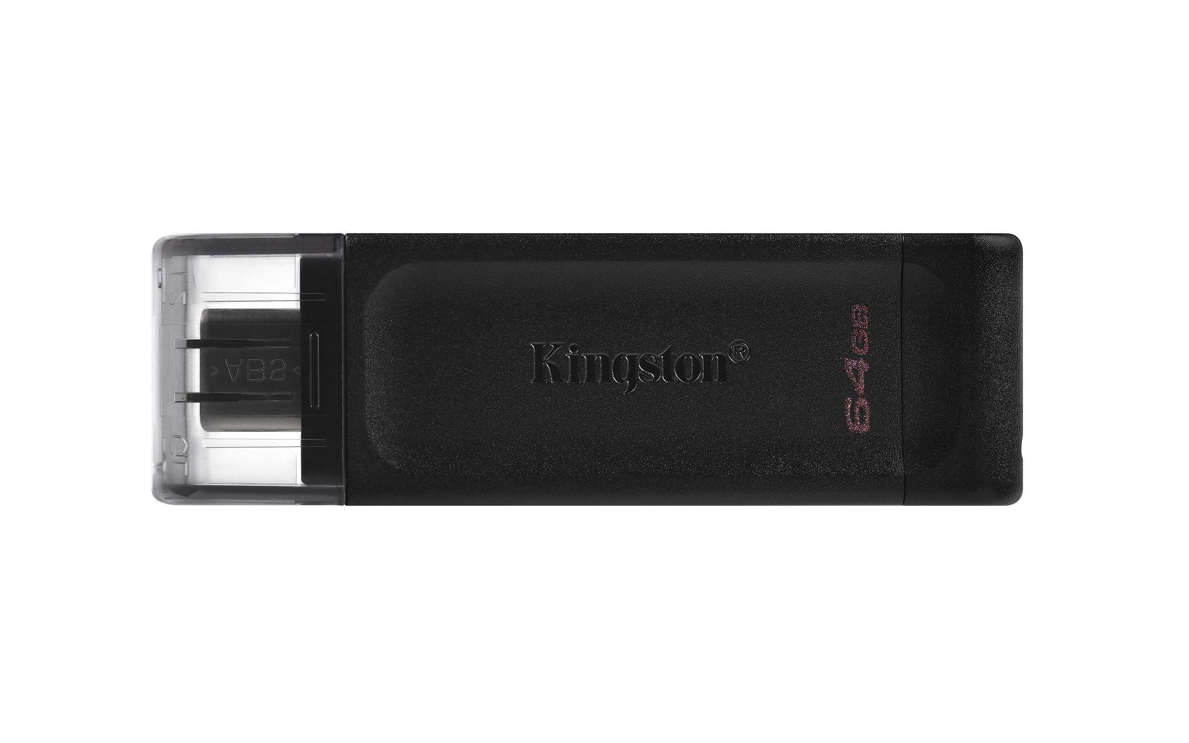 Kingston DataTraveler 70 USB Flash Drive 64 GB USB-C Black [DT70/64GB]