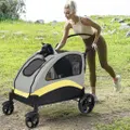 Ultra-large Dog Stroller Pet Jogger Wagon Foldable Cart Travel Trolley Outdoor