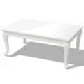 Coffee Table 100x60x42 cm High Gloss White vidaXL