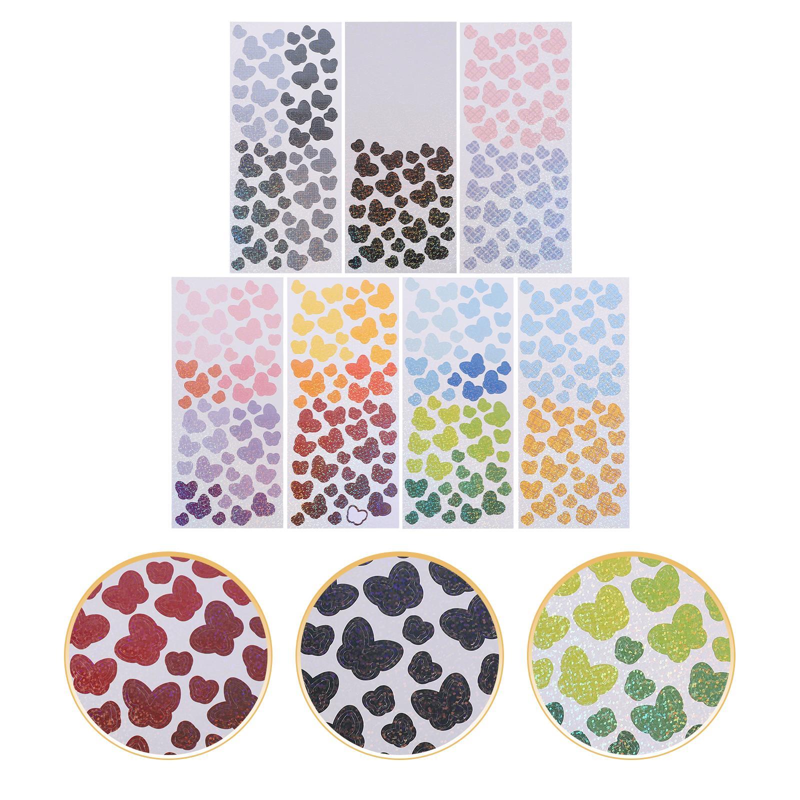 7 Sheets Dot Sticker Labels Envelope Stickers Japanese Paper Planner Stickers Washi Stickers