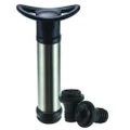 Avanti Stainless Steel Vacuum Pump/Pumper w/ 2 Stoppers for Wine Bottles Silver