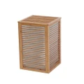 Home Foldable Bamboo Laundry with Lid - Large