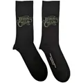 Johnny Cash Unisex Adult Text Logo Socks (Black) (7 UK-11 UK)