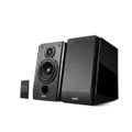EDIFIER R1850DB Active 2.0 Bookshelf Speakers - Includes Bluetooth, Optical Inputs, Subwoofer Supported, Built-in Amplifier, Wireless Remote BLACKWOOD