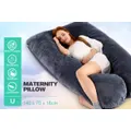 Advwin Nursing Sleeping Pillows U Shaped Maternity Pillow (Dark Grey)