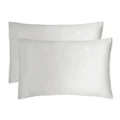 Bamboo Satin Pillowcases, 2 Piece (Silver) - 48x73cm