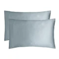 Bamboo Satin Pillowcases, 2 Piece (Slate Blue) - 48x73cm