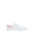 Dunlop Volleys Womens International Low Canvas Casual Shoes Lace White Pink