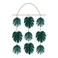 Aloha Palm Leaf Faux Hanging Decoration