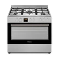 Tisira 90cm 121L Dual Fuel Upright Cooker in Stainless Steel (TFGC969E)