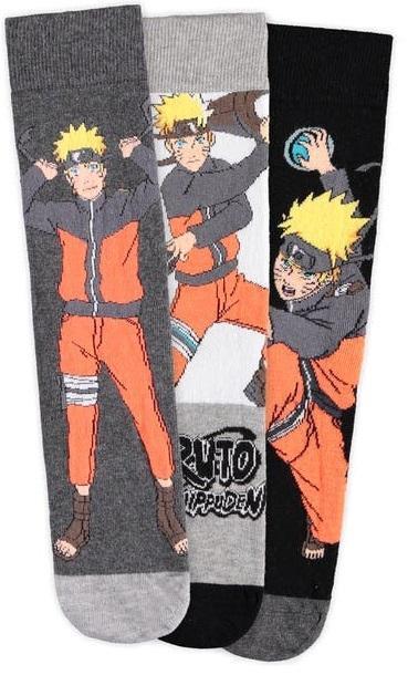 Naruto: 3 Pack Socks (Size: 39/42)