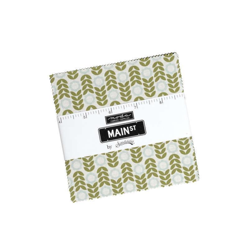 Moda Main Street Charm Pack 5" Squares Fabric by Sweetwater Quilting Sewing Craft