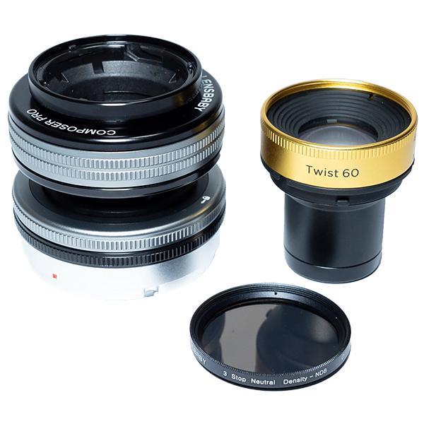 Lensbaby Composer Pro II w/Twist 60 Optic +ND Filter for Nikon F Mount