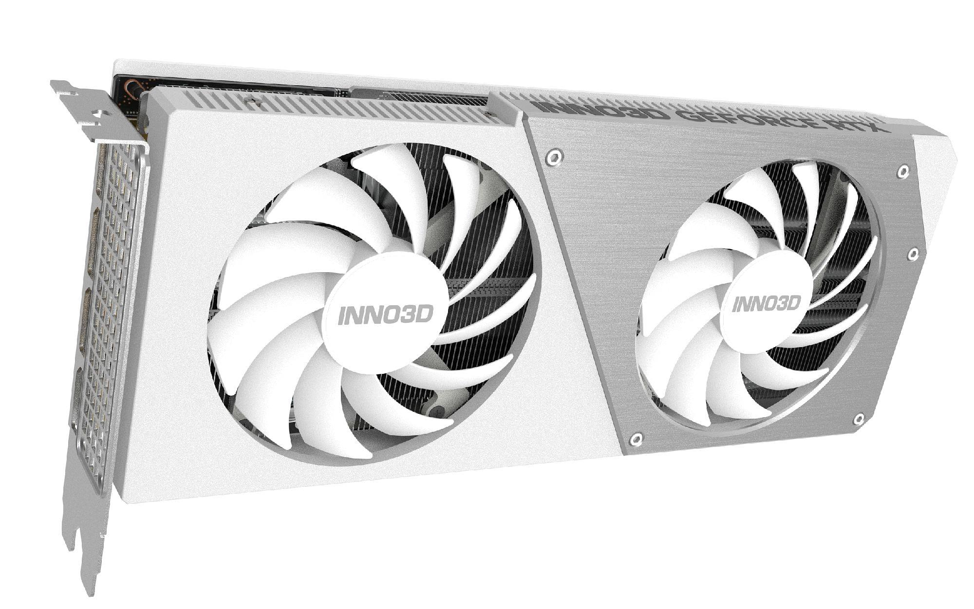 INNO3D GeForce RTX 4070 TWIN X2 OC White 12GB Graphic Card [N40702-126XX-183052V]