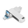 3 in 1 USB Flash Drive, USB, Type C, Micro USB 3 Port Flash Drive(64G)