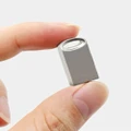 Mini USB Flash Drive, Metal USB Stick with Thumb Drive Data Storage Sticks, Silver (USB 3.0,64GB)