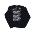 The Big Bang Theory Womens/Ladies Knock Knock Penny Sheldon Sweatshirt (Black) (L)