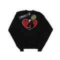 DC Comics Womens/Ladies Batman TV Series Catwoman Heart Sweatshirt (Black) (S)