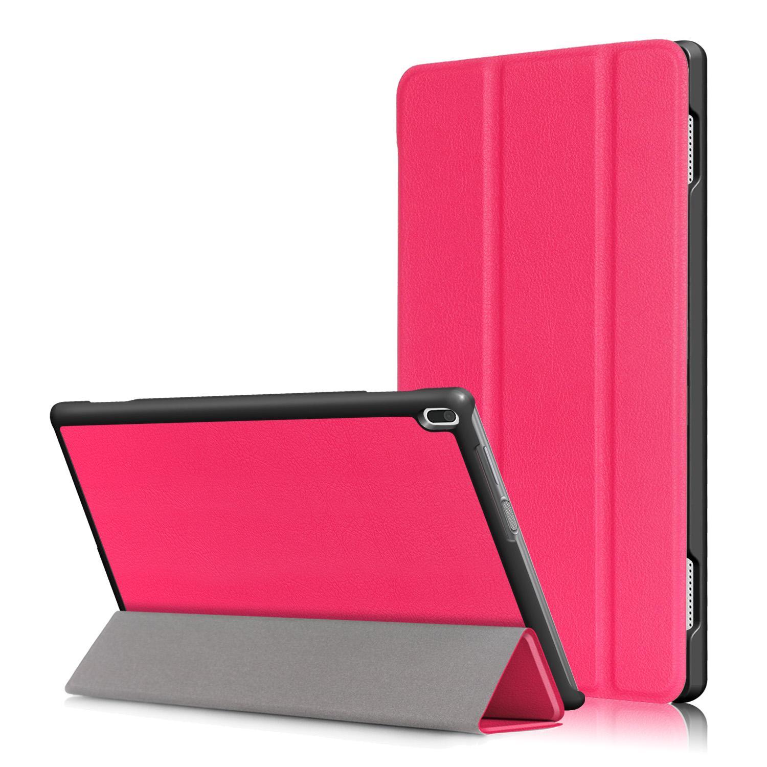 MCC For Lenovo Tab 4 10" Tablet Smart Leather Case Cover TB-X304 F/N Tab4 inch [Magenta]
