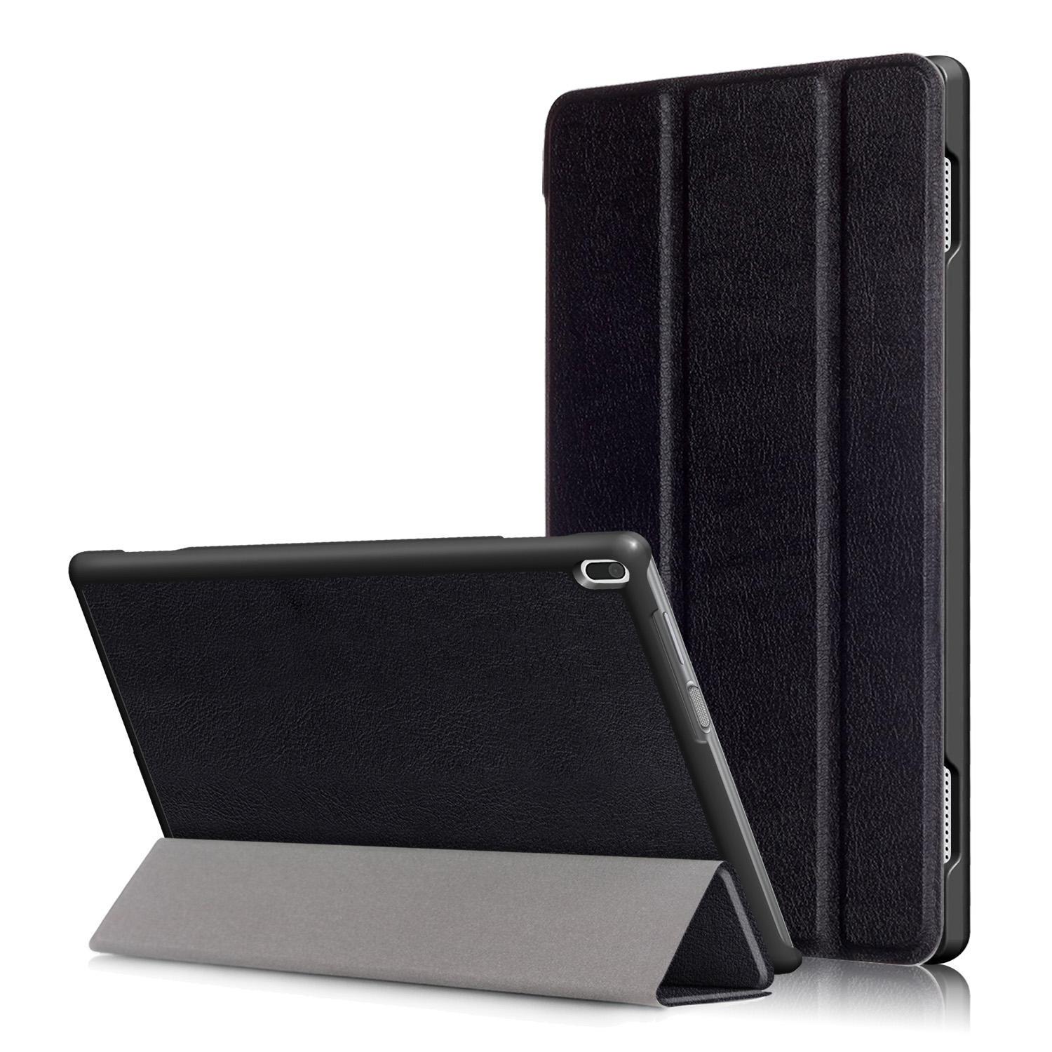 MCC For Lenovo Tab 4 10" Tablet Smart Leather Case Cover TB-X304 F/N Tab4 inch [Black]