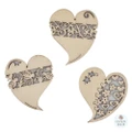 7cm Heart Hanging Decoration- Assorted Designs