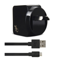 Gecko USB wall charger with micro-USB cable