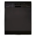 Kleenmaid Black Stainless Steel Freestanding/Built Under Program Dishwasher 60cm