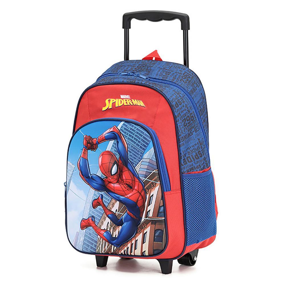 Marvel Spiderman EVA Trolley Kids/Childrens Zippered Backpack Bag 50x29x15cm