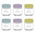 6pc Kilner Kids 110ml Glass Jar Baby Food Storage Container/Canister w/ Lid Set