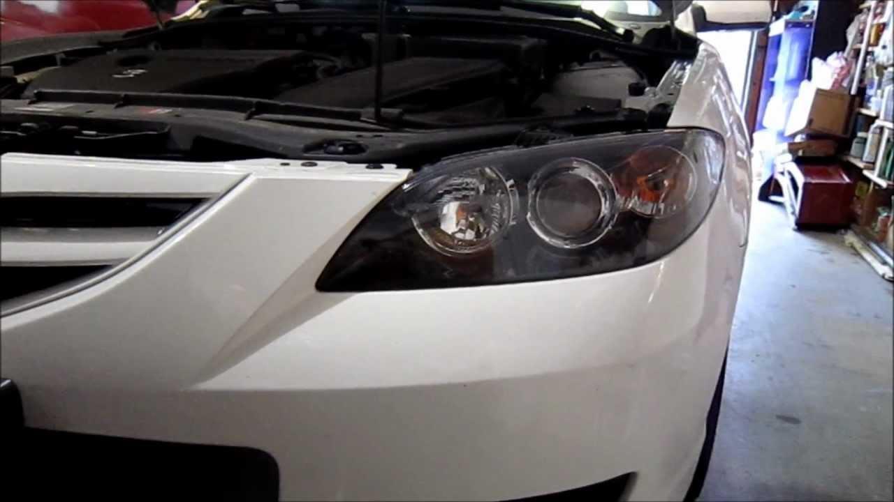 Genuine Mazda 3 Headlight Covers Protectors Set BK Hatch Back BK1HHLC0VER