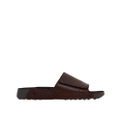 Mens Hush Puppies Hammock Sandals Brown Slides Leather Shoes