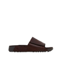 Mens Hush Puppies Hammock Sandals Brown Slides Leather Shoes