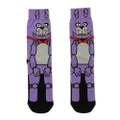 Goodgoods Unisex Cartoon Crew Socks Fun Patterned Trendy Socks Anti-friction Xmas Gift(Purple)