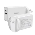 Philips 20W USB Type-C Wall Fast Charger PD Power Adapter For iPhone/Samsung WHT