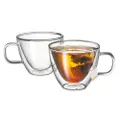 Avanti Sienna Twin Glass Wall 2pc 250ml Thermal Glasses Espresso/Coffee/Tea Cup